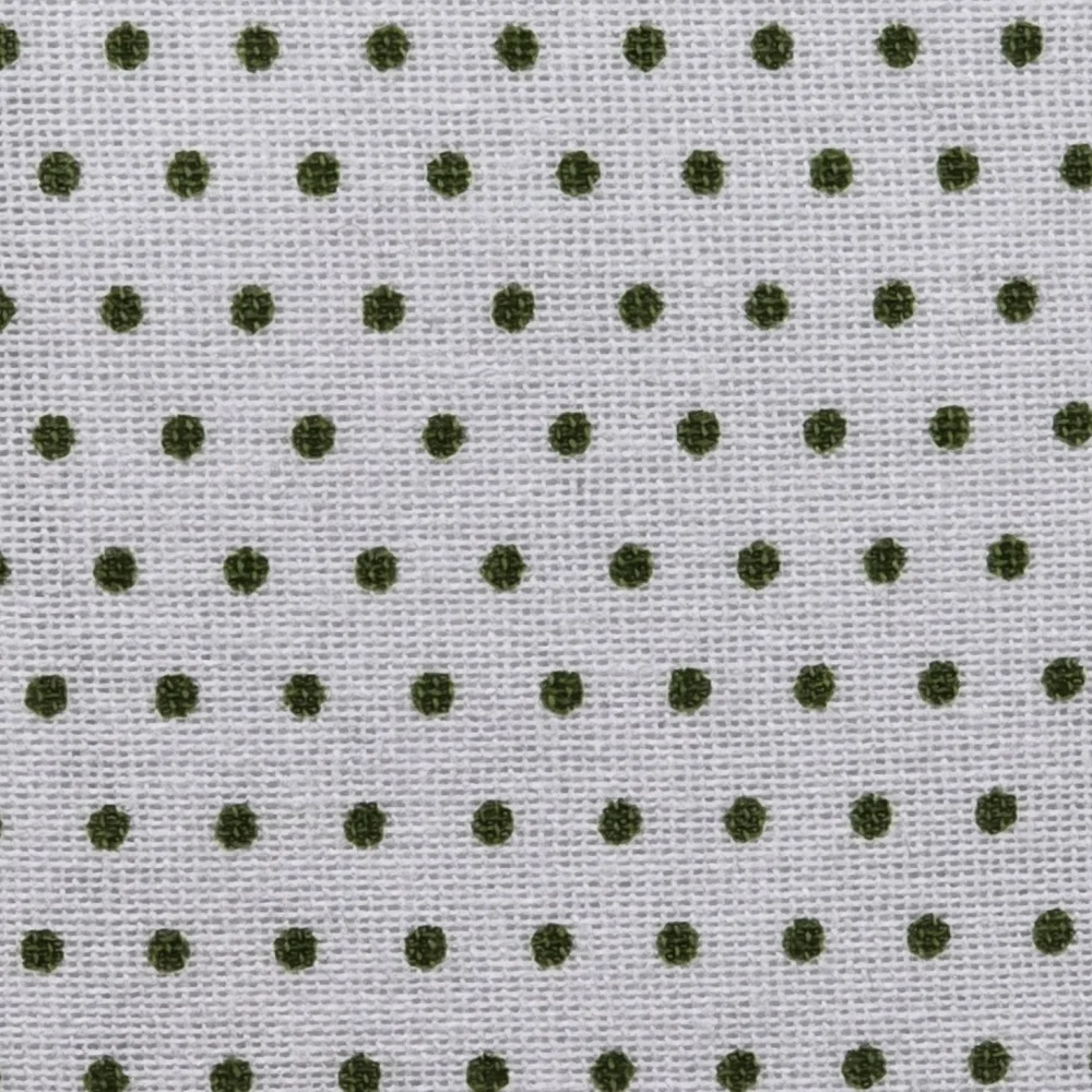 The Farmhouse By Rachel Ashwell 18x18 Green White Floral Polka Dot Throw Pillow